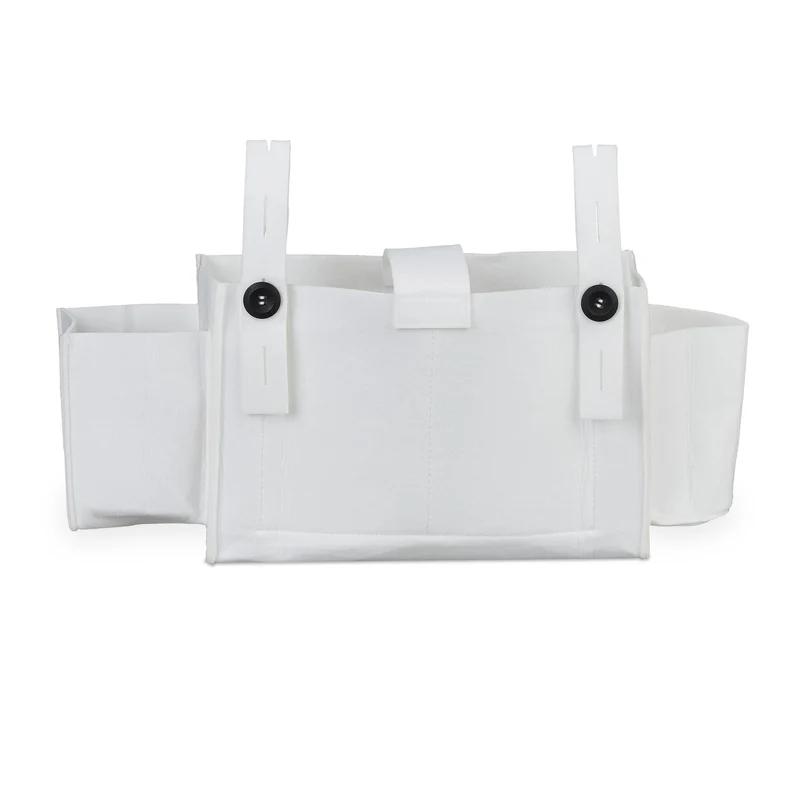 Organiseur de lit mezzanine pratique 23 x 43 x 11 cm 8 compartiments rangement doux en feutre gris 13_0009722