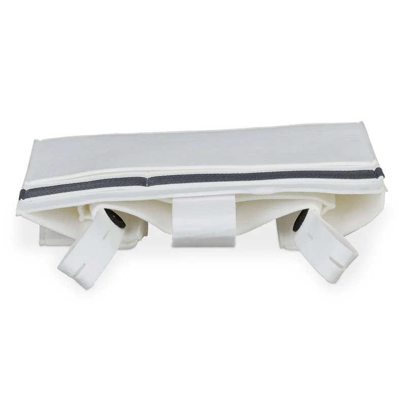 Organiseur de lit mezzanine pratique 23 x 43 x 11 cm 8 compartiments rangement doux en feutre gris 13_0009722