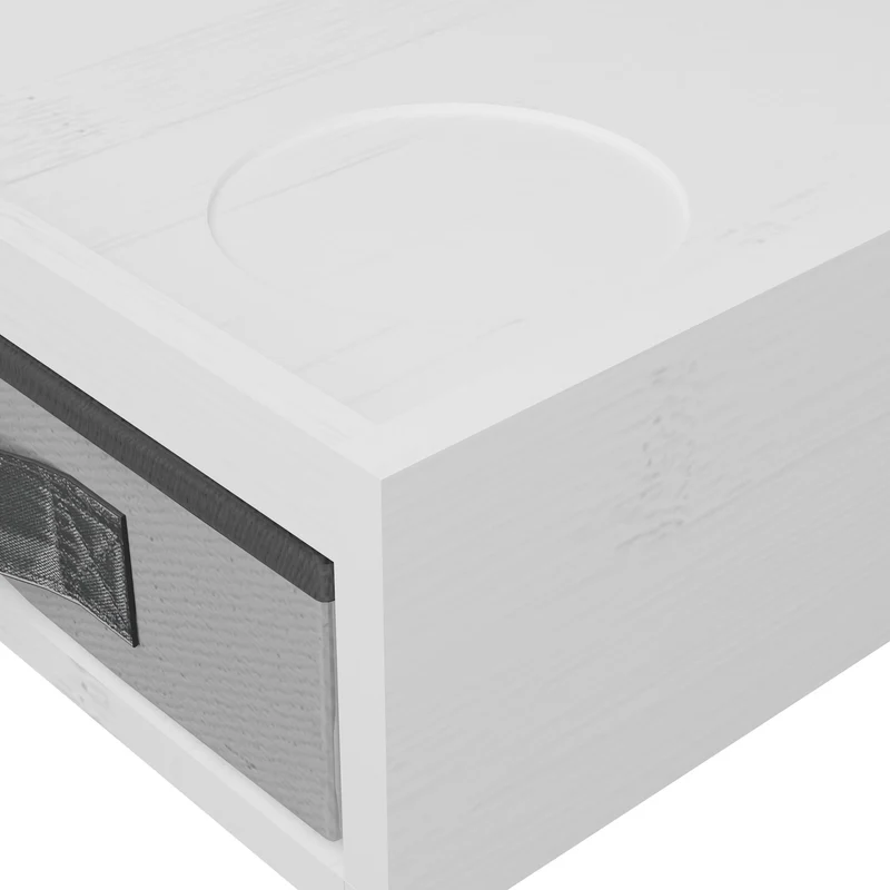 Étagère de lit pratique pour chambre d'adulte ou enfant 14 x 37 x 26,5 cm accessoires intégrés en bambou naturel 13_0016690