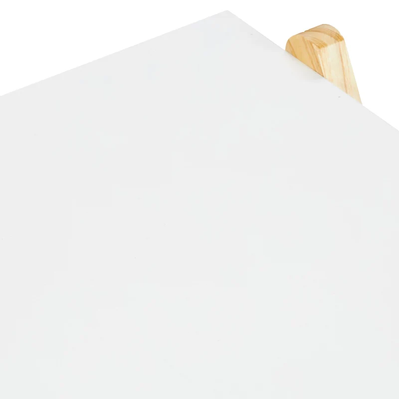 Table de chevet pour enfant pratique rangement jouets 42 x 34 x 30 cm en MDF blanc 13_0016873