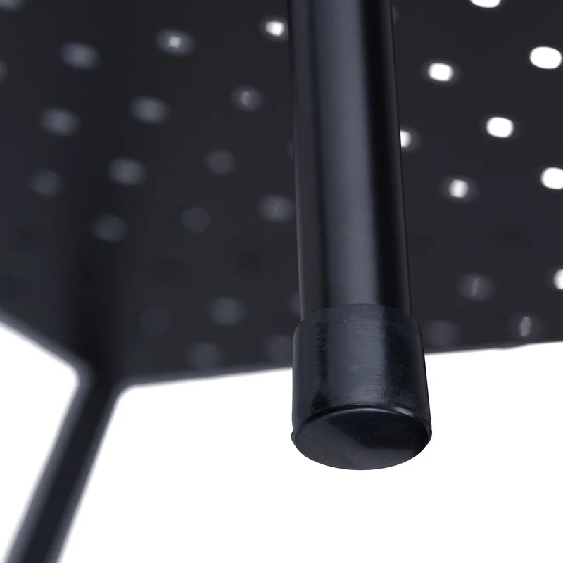 Table d’appoint moderne avec porte-revues salon chambre 60 x 30 x 40 cm en MDF noir 13_0011082