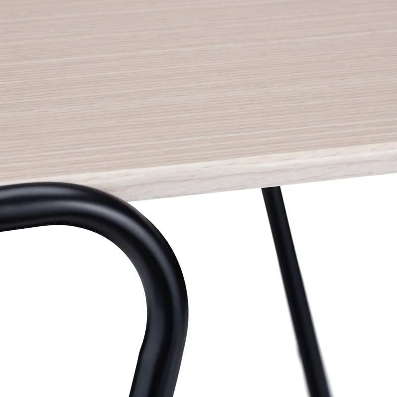 Table d’appoint moderne avec porte-revues salon chambre 60 x 30 x 40 cm en MDF noir 13_0011082