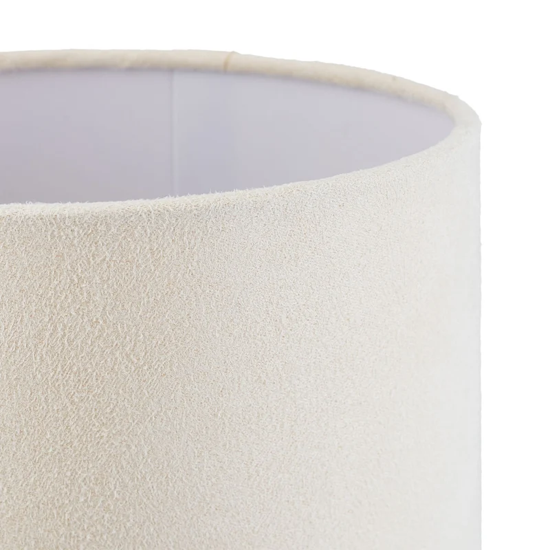 Lampe de table tactile ambiance vintage 30 x 15 cm intensité réglable design chic en fer crème 13_0009682