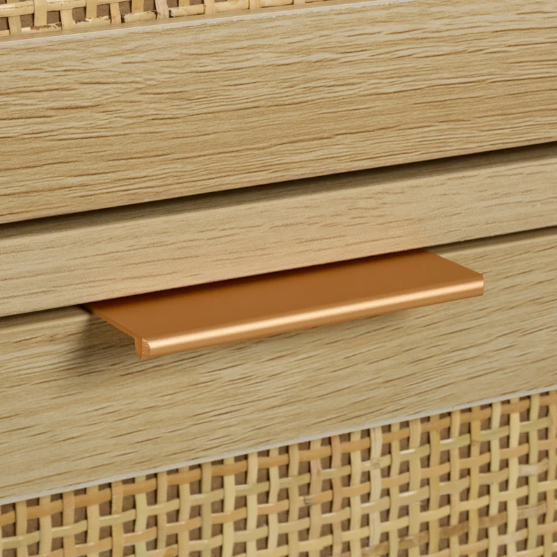Commode polyvalente 3 tiroirs pratique chambre salon entrée 80 x 40 x 80 cm en bois blanc 13_0016524