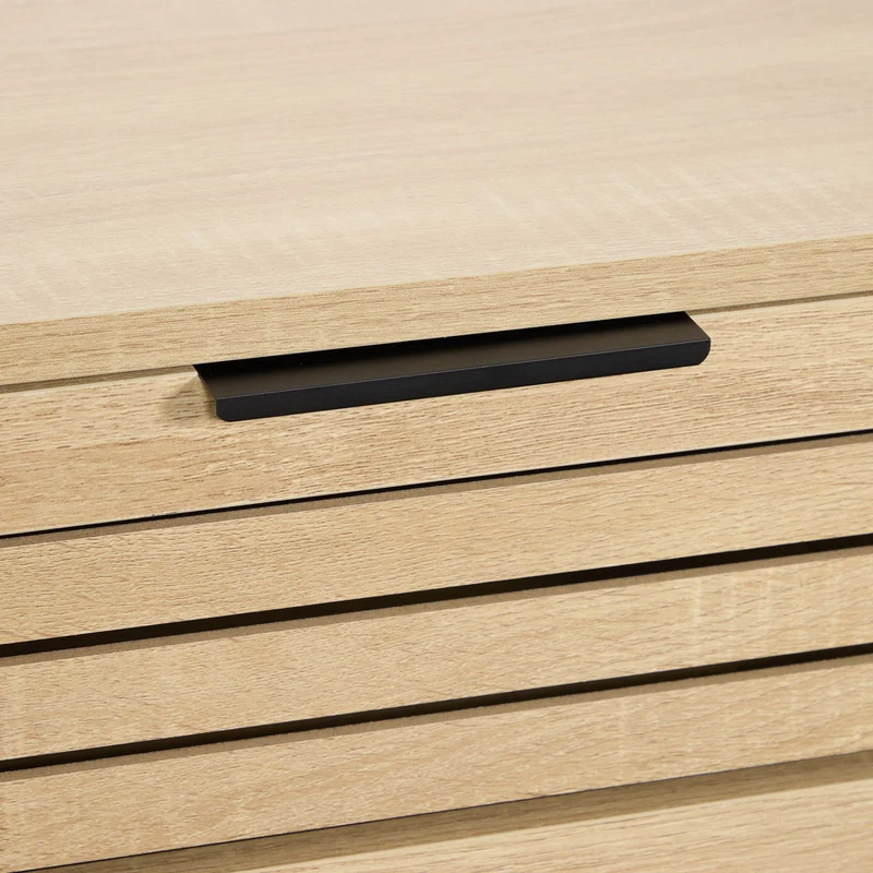 Table de chevet design moderne avec tiroir pratique 45 x 35 x 30 cm en bois blanc 13_0016904
