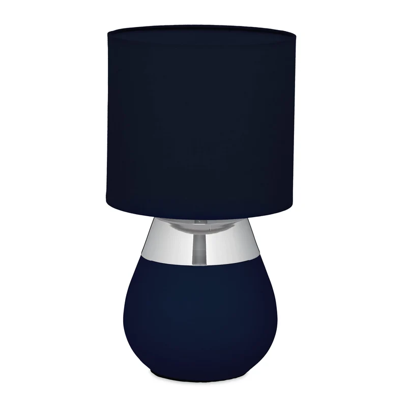 Lampe de chevet ambiance cosy table nuit 32 x 18 cm en fer beige 13_0017024