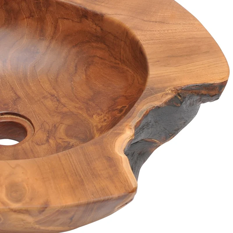 Lavabo vasque teck massif 45 cm marron 02_0002838