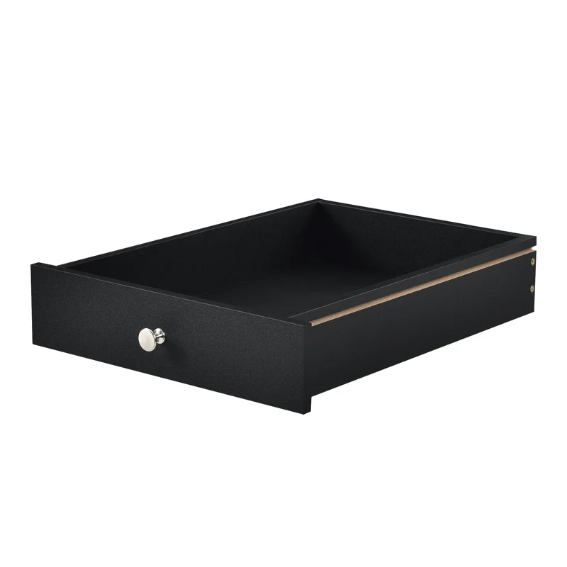 Tiroir pour meuble de palette MDF noir 03_0011350