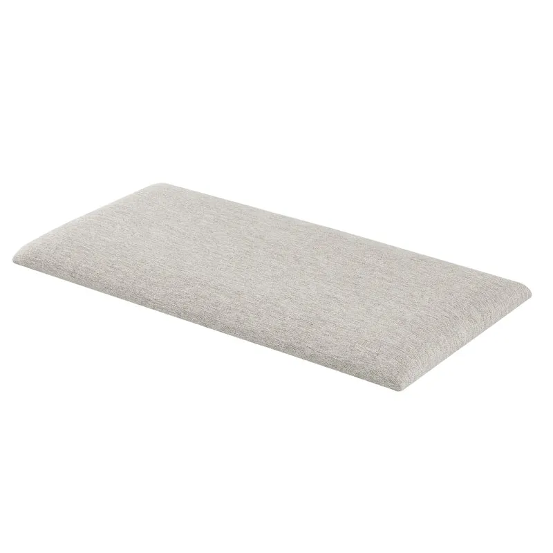 Set de 3 coussins muraux en tissu 60 x 30 cm gris 03_0010619