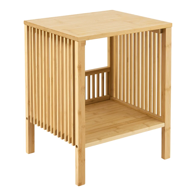 Lot de 2 tables d'appoint bambou naturel 03_0009716