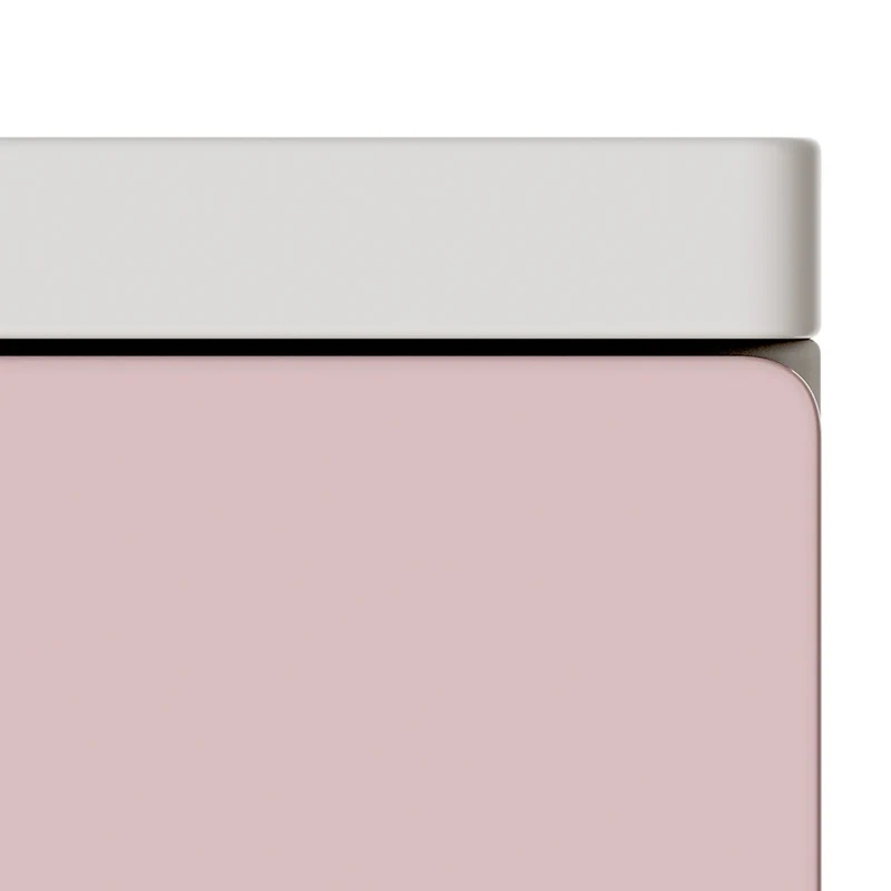Armoire étagère meuble de rangement pour enfants 123 x 60 x 40 cm blanc rose 03_0008923
