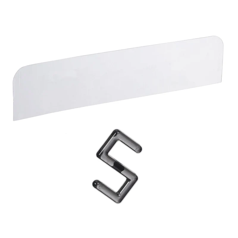 Tablette de lit extensible peu encombrante 40 x 10 x 5 cm support pratique rangement en plastique blanc 13_0014828