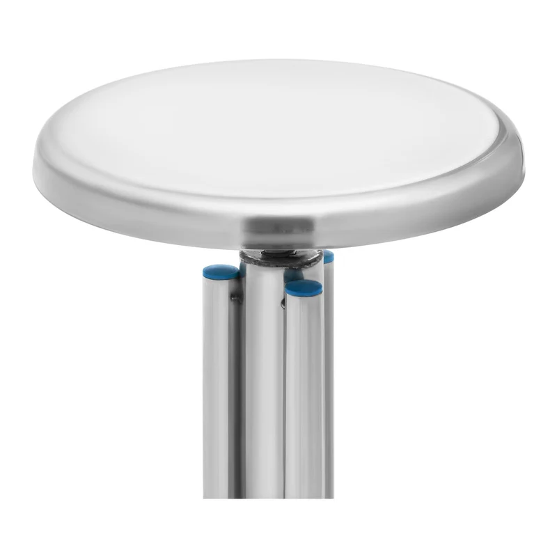 Tabouret labo - à roulettes - acier inoxydable - 100 kg 14_0005786