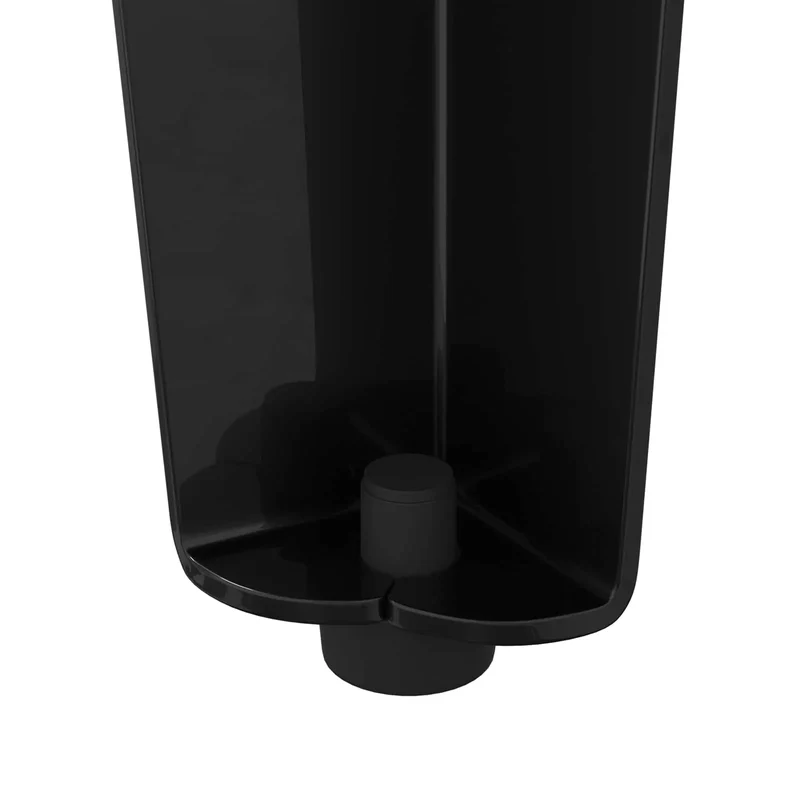 Lot de 2 pieds de meuble en fer modernes design chic 54,1 x 54,1 x 100 mm résistants en noir 02_0051973