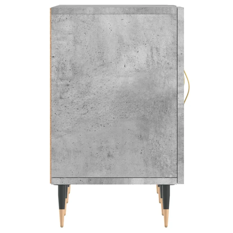 Meuble TV pratique avec rangement 150 x 30 x 50 cm style moderne ambiance tendance en bois gris béton 02_0048702