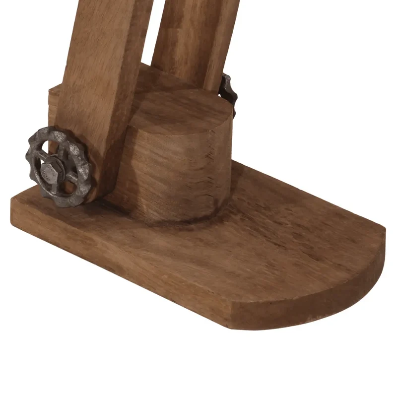 Lampe de bureau style industriel moderne usage décoratif 23 x 13 x 52 cm en fer laiton antique 02_0047521