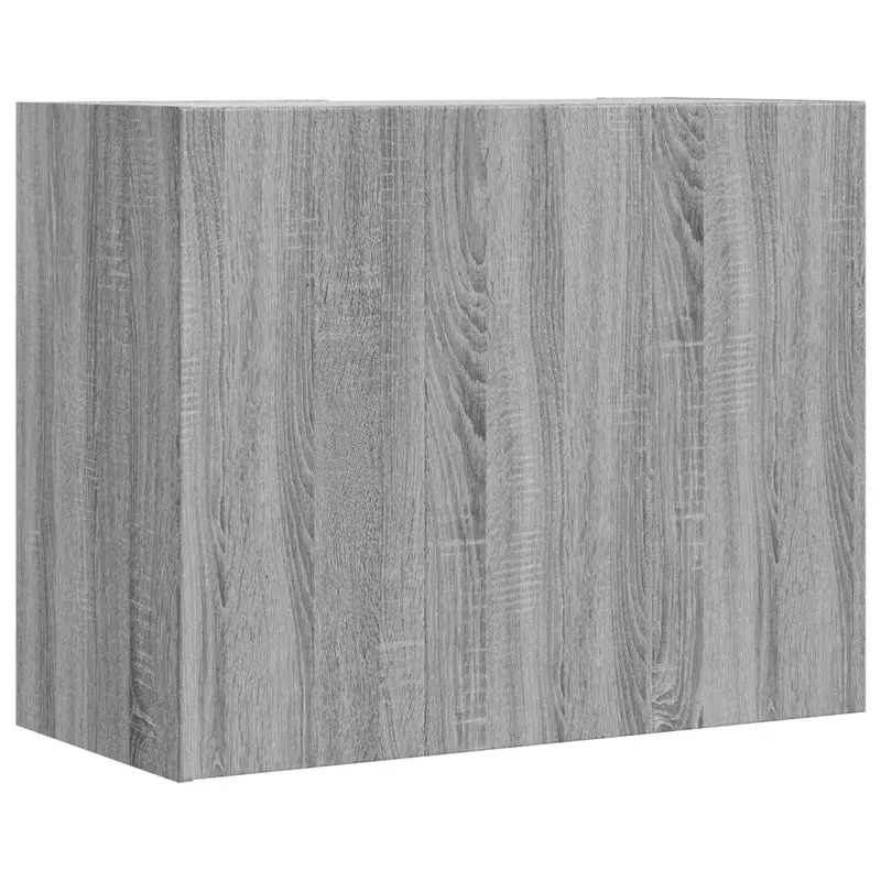 Armoire murale moderne rangement pratique 60 x 35 x 75 cm en bois d'ingénierie sonoma gris 02_0049566