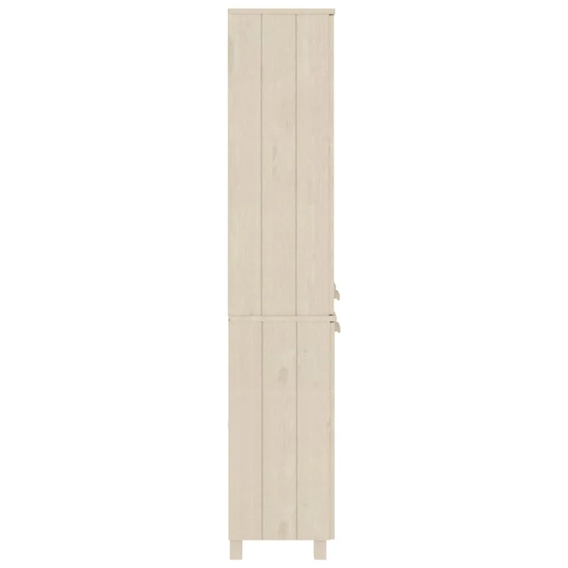 Buffet bahut commode armoire meuble de rangement organisateur cuisine salle de séjour salon bois massif de pin miel marron 02_0032149