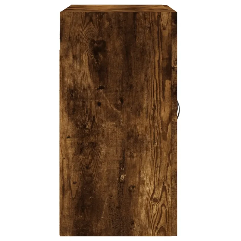 Armoire murale chêne fumé 60 x 31 x 60 cm design contemporain avec espace de rangement pratique en bois d'ingénierie 02_0048801