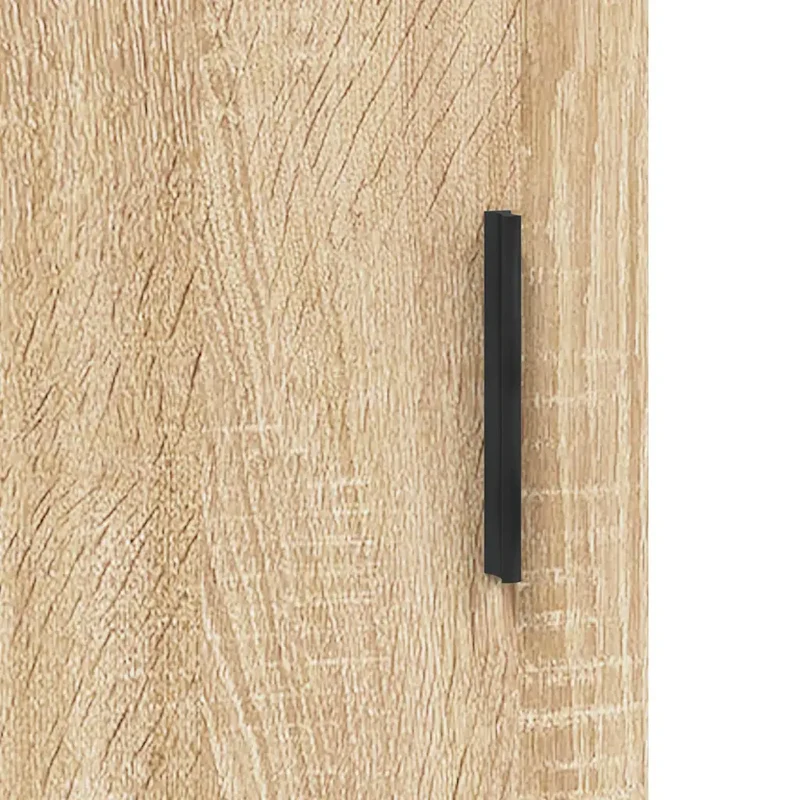 Armoire murale design pratique avec grand espace de rangement 69,5 x 34 x 90 cm en bois d'ingénierie chêne sonoma 02_0048636