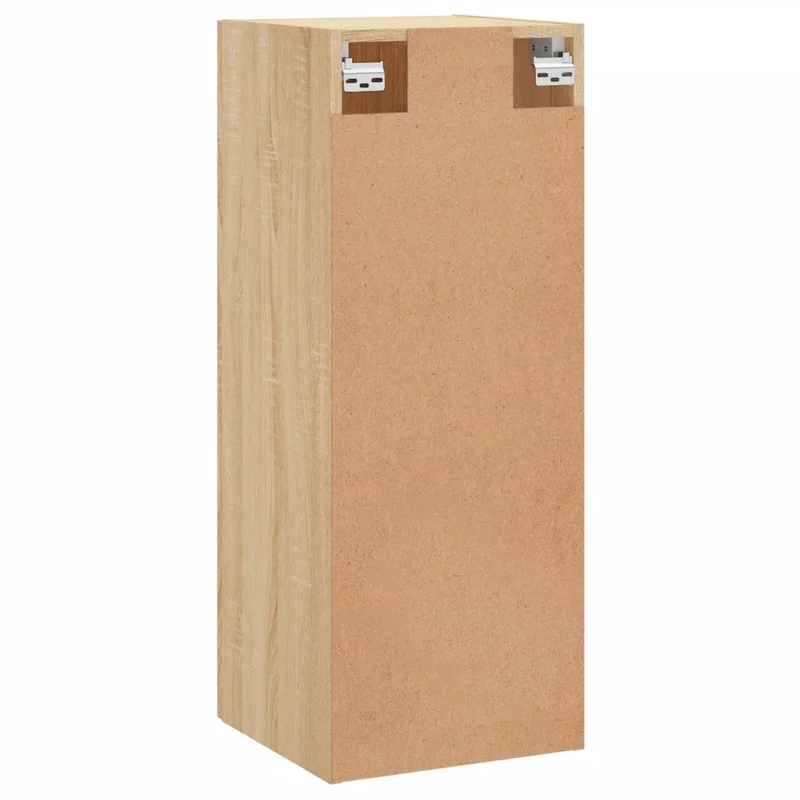 Armoire murale design pratique rangement espace optimisé 34,5 x 34 x 90 cm en bois d'ingénierie chêne sonoma 02_0048661