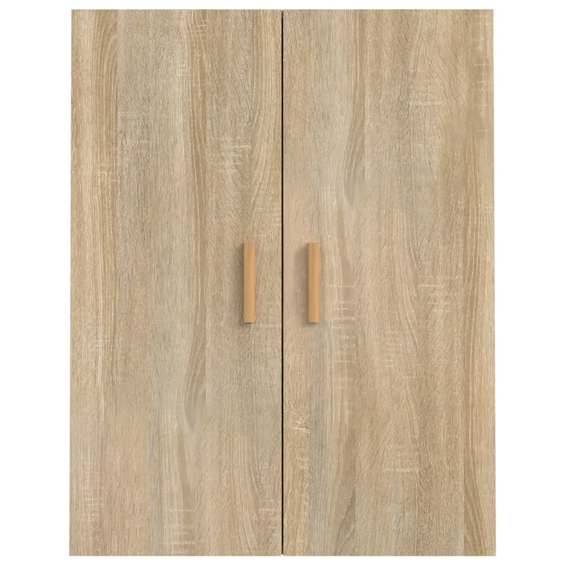 Armoire murale suspendue chêne sonoma 69,5 x 34 x 90 cm grand espace de rangement design moderne en bois sonoma 02_0048015