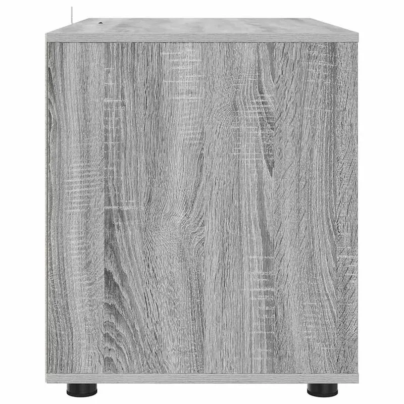 Armoire de rangement rectangulaire avec tiroirs pratiques style minimaliste salon chambre 80 x 48 x 57 cm en bois gris sonoma 02_0054597