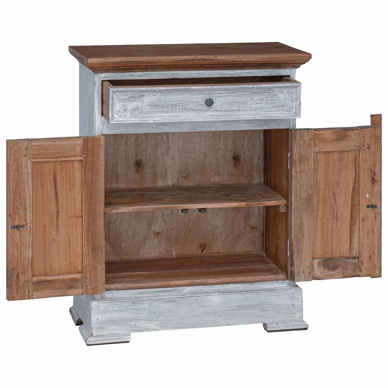 Armoire de rangement moderne minimaliste intérieur 63 x 30 x 79 cm pratique en bois d'acajou 02_0058968