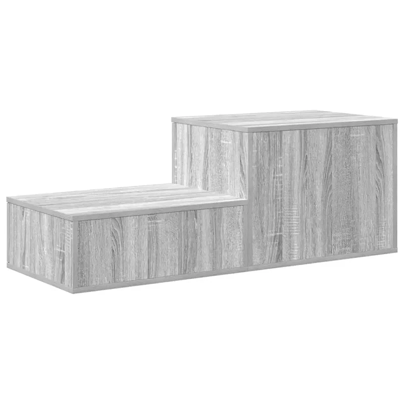Armoire de rangement moderne 118 x 41 x 40 cm flexible et durable design minimaliste en bois d'ingénierie gris sonoma 02_0052115