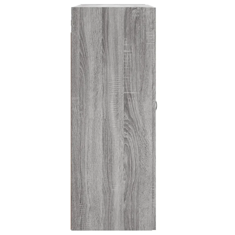 Armoire murale élégante avec grand espace de rangement 69,5 x 34 x 90 cm en bois d'ingénierie gris sonoma 02_0048912