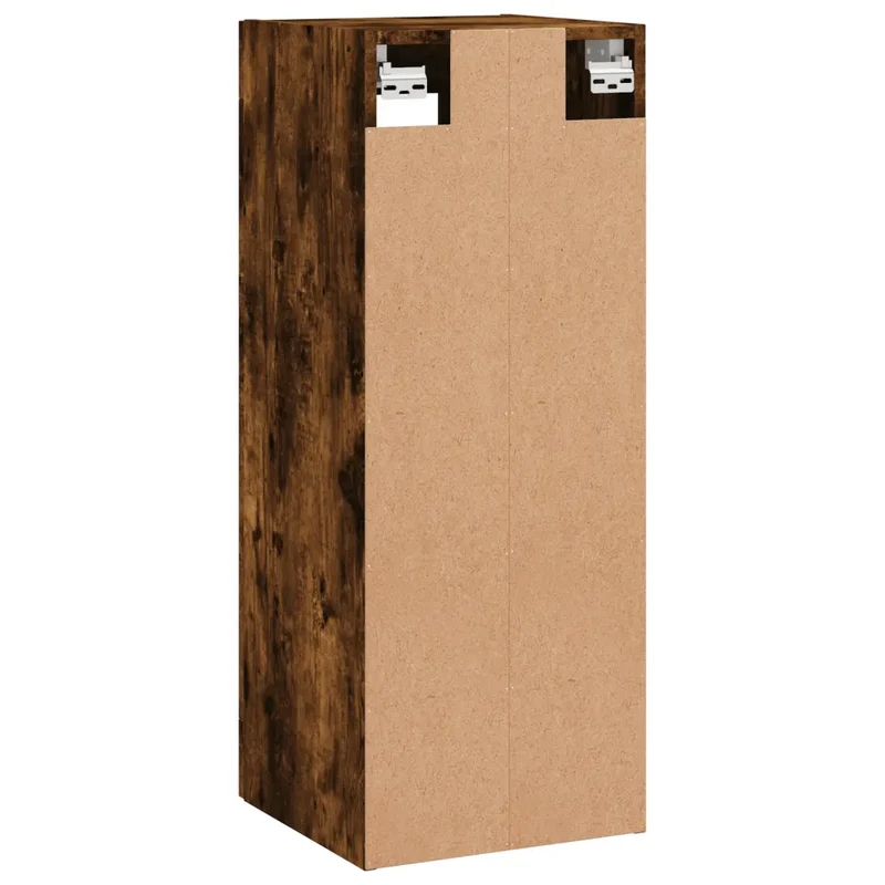 Armoire murale élégante avec grand espace de rangement 34,5 x 34 x 90 cm en bois d'ingénierie chêne fumé 02_0048693