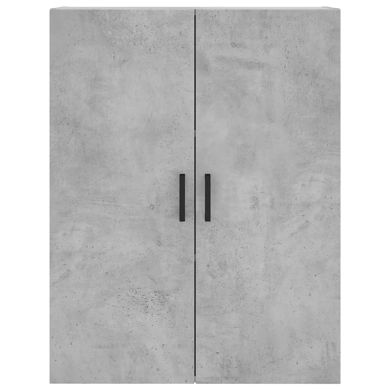 Armoire murale design pratique rangement 69,5 x 34 x 90 cm en bois d'ingénierie gris béton 02_0048583