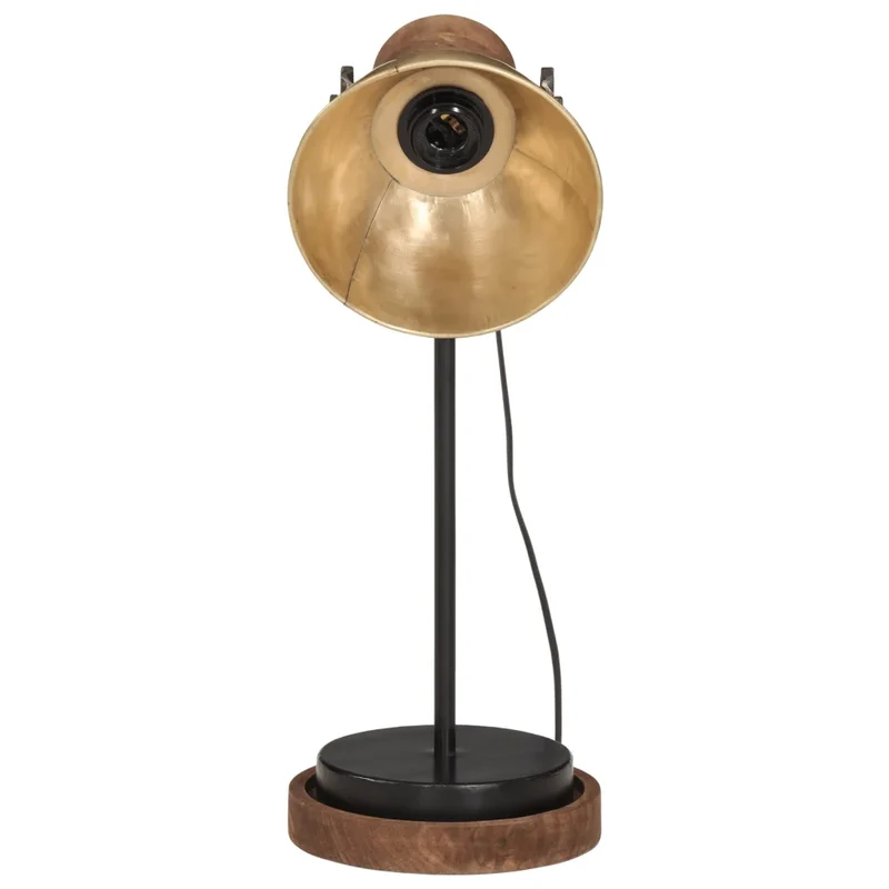 Lampe de bureau industrielle en fer manguier style vintage 17 x 17 x 50 cm en fer laiton antique 02_0047543