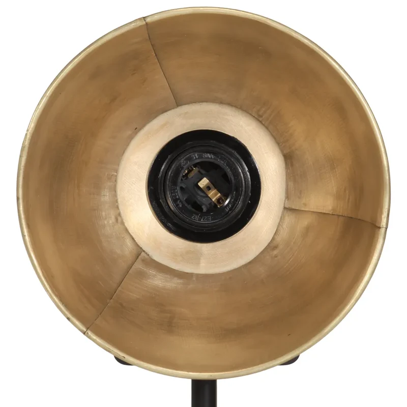 Lampe de bureau industrielle en fer manguier style vintage 17 x 17 x 50 cm en fer laiton antique 02_0047543