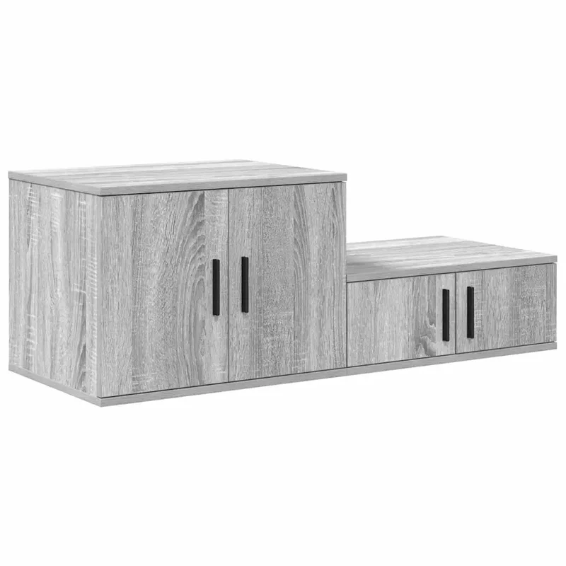 Armoire de rangement 2 pcs moderne minimaliste salon salle à manger 103 x 41 x 40 cm en bois gris sonoma 02_0052131