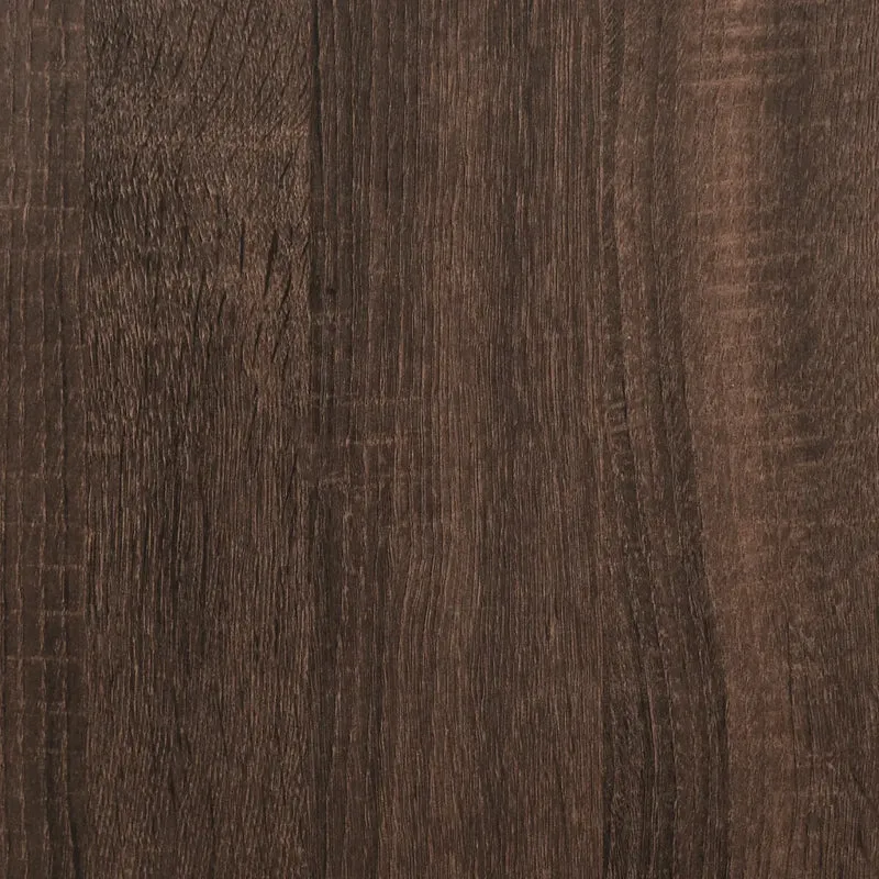 Armoire murale flottante gain de place rangement pratique 80 x 15 x 80 cm en bois d'ingénierie marron 02_0050526