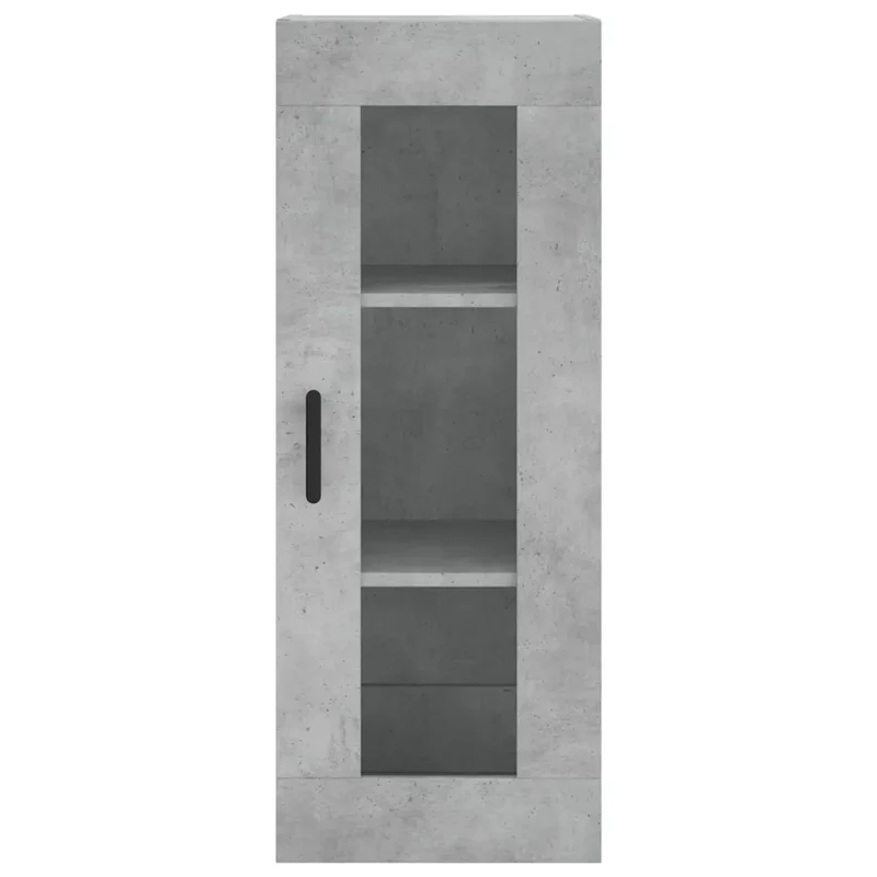 Armoire murale design intemporel grande capacité 34,5 x 34 x 90 cm en bois gris béton 02_0048687