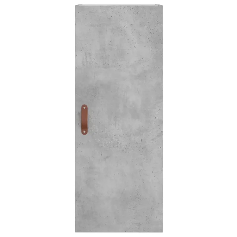 Armoire murale rangement moderne 34,5 x 34 x 90 cm fonction pratique salon bureau en bois gris béton 02_0048651