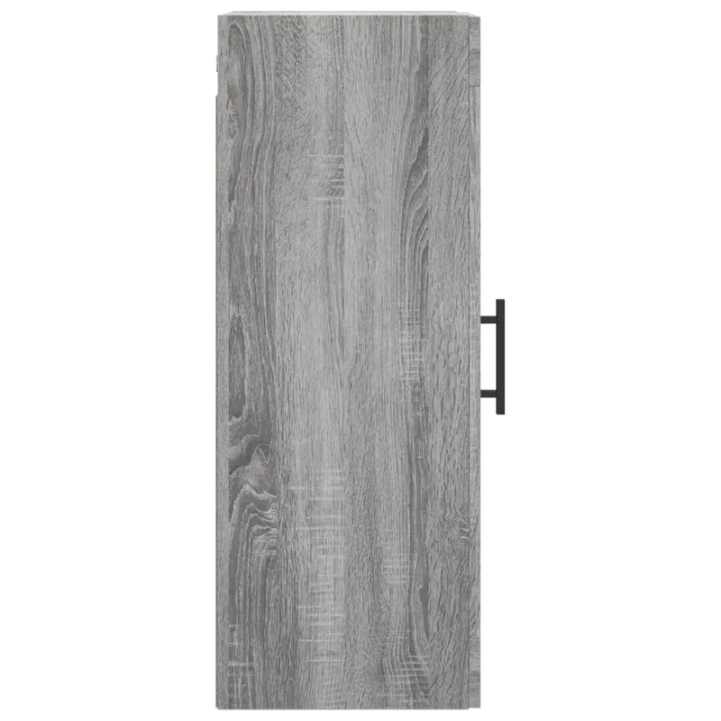 Armoire murale design pratique rangement espace visible 34,5 x 34 x 90 cm en bois d'ingénierie sonoma gris 02_0048699