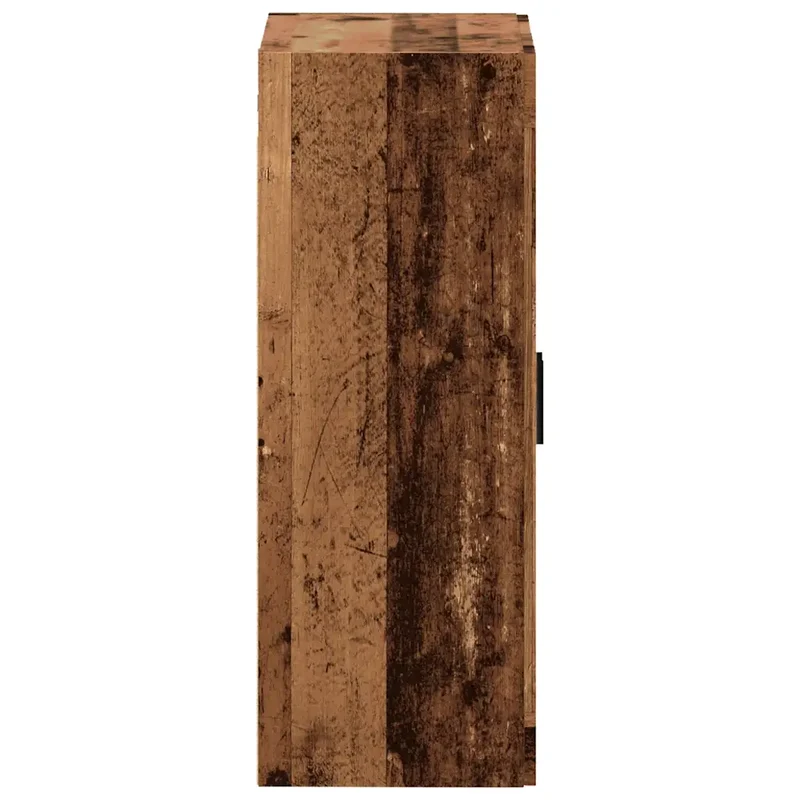 Armoire murale vintage design pratique rangement espace optimisé 69,5 x 34 x 90 cm en bois vieux 02_0051150