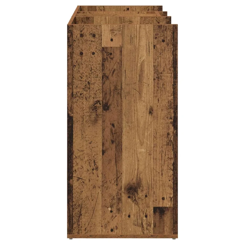 Armoire de golf rectangulaire moderne avec grand espace de stockage garage 102 x 45 x 85 cm en bois ancien 02_0055062