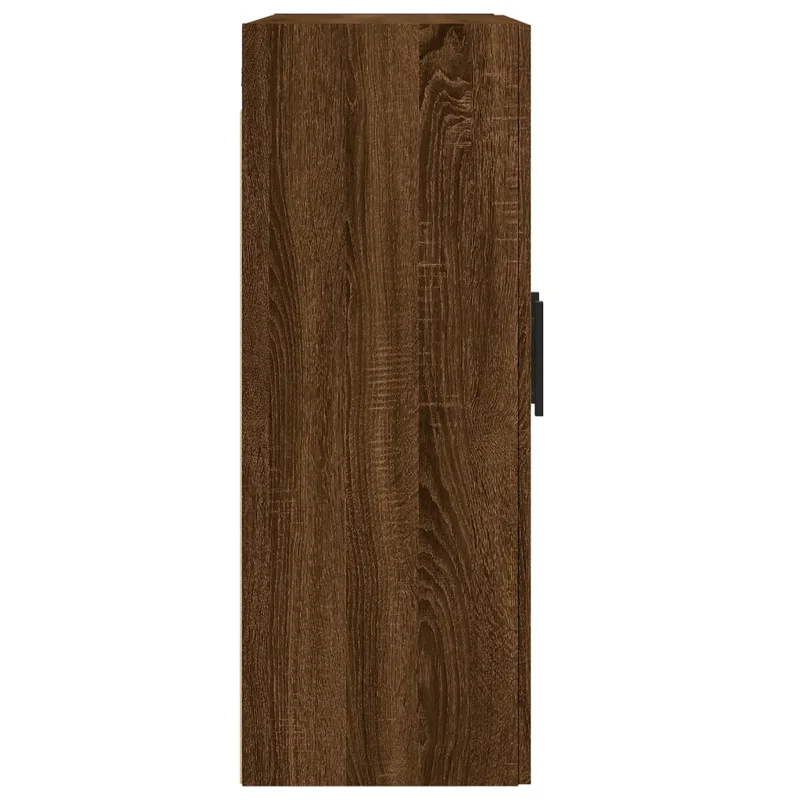 Armoire murale design élégant rangement 69,5 x 34 x 90 cm en bois d'ingénierie marron 02_0048936