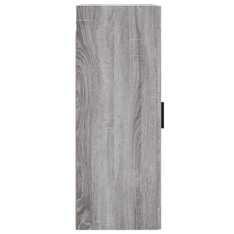 Armoire murale rangement élégante 34,5 x 34 x 90 cm space-saving design contemporain en bois d'ingénierie gris 02_0048961