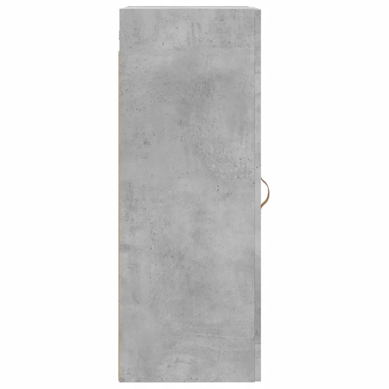 Armoire murale design élégant espace de rangement 34,5 x 34 x 90 cm en bois d'ingénierie gris béton 02_0048940