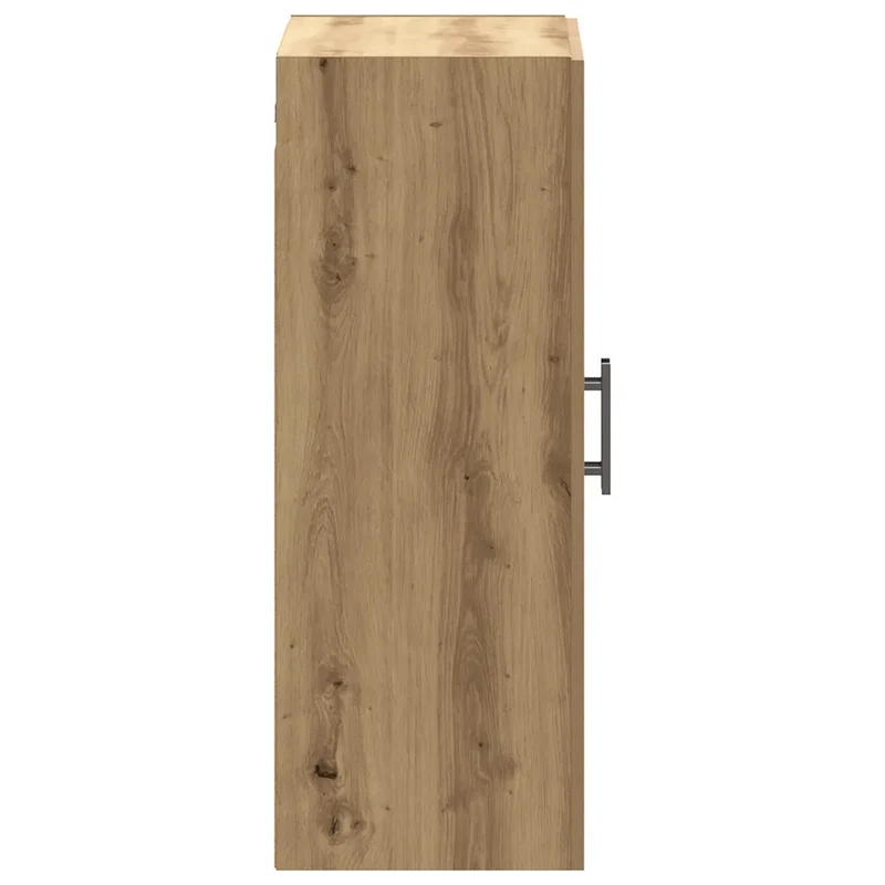 Armoire murale design pratique rangement suspendu 69,5 x 34 x 90 cm en bois d'ingénierie chêne artisanal 02_0051129