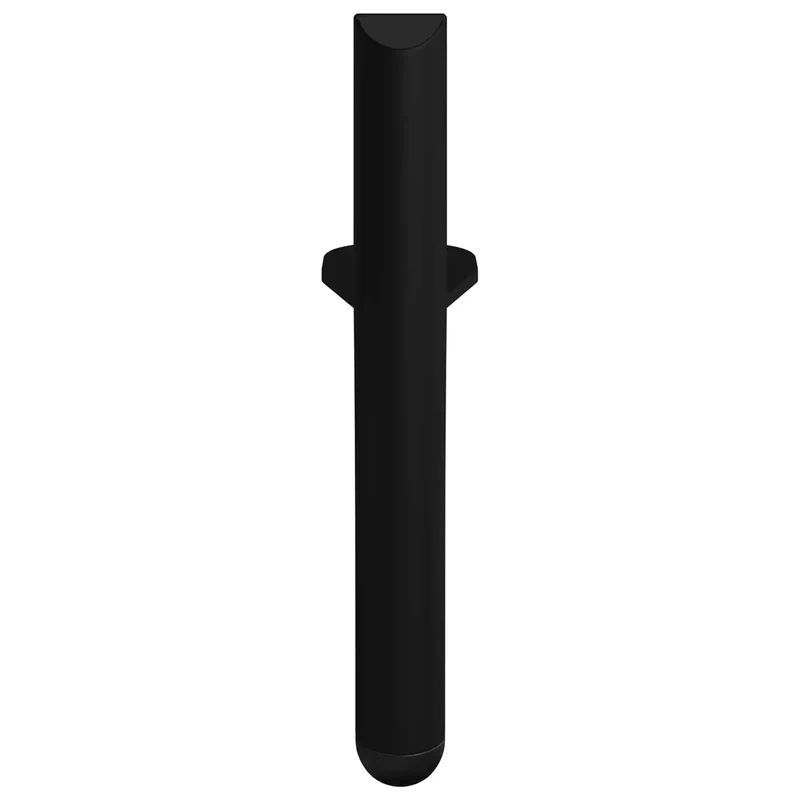 Lot de 12 pieds de meuble en fer noir 66 x 36 x 160 mm finition mate design moderne pour meubles intérieurs et extérieurs 02_0051982