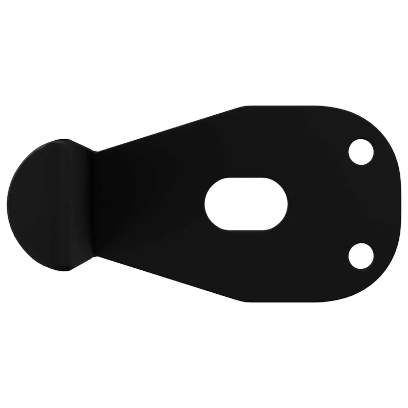 Lot de 12 pieds de meuble en fer noir 66 x 36 x 160 mm finition mate design moderne pour meubles intérieurs et extérieurs 02_0051982