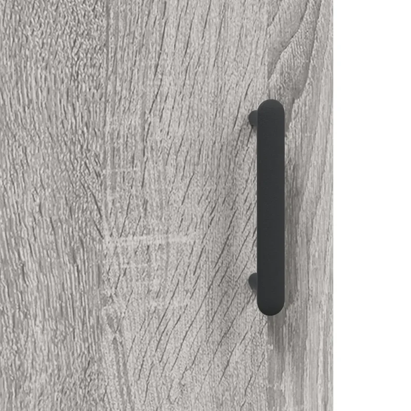 Armoire murale polyvalente design pratique rangement 69,5 x 34 x 90 cm en bois d'ingénierie gris 02_0048590