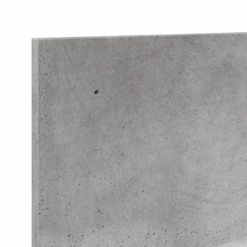 Armoire murale flottante gain de place rangement pratique 100 x 16,5 x 30 cm en bois d'ingénierie gris béton 02_0050589