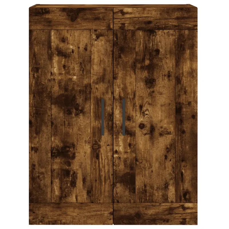 Armoire murale rangement design moderne 69,5 x 34 x 90 cm en bois chêne fumé 02_0048934